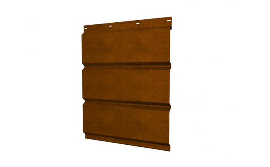 Софит металлический Grand Line без перфорации, сталь 0,45 мм Print Elite, Golden Wood