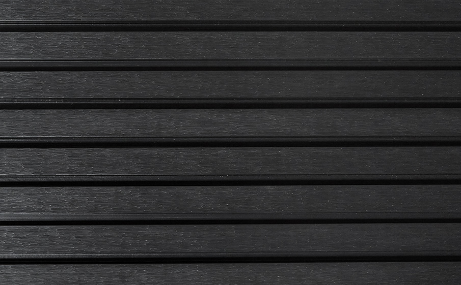 Реечная фасадная панель CM Wall Black wood 3000*219*26 мм