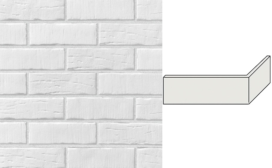 Декоративный кирпич Leonardo Stone угловой элемент Нью-Йорк 237/113*72*12 мм 100
