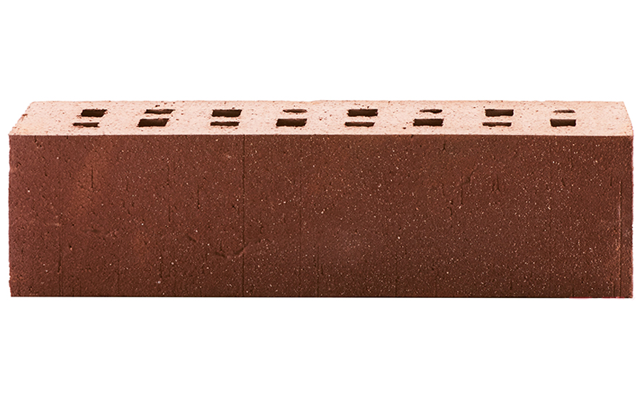 Кирпич клинкерный ЛСР Порту темно-красный с бордовым песком винтаж, 250*85*65 мм