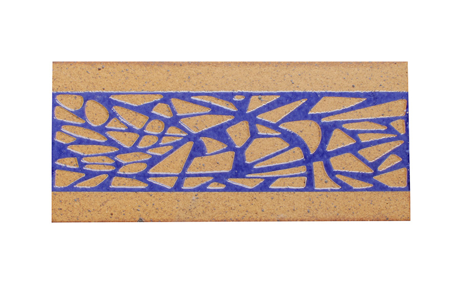 Подступенок клинкерный Terraklinker (Gres de Breda) глазурованный Jessen, Esmaltado, blue, 150х330х13 мм
