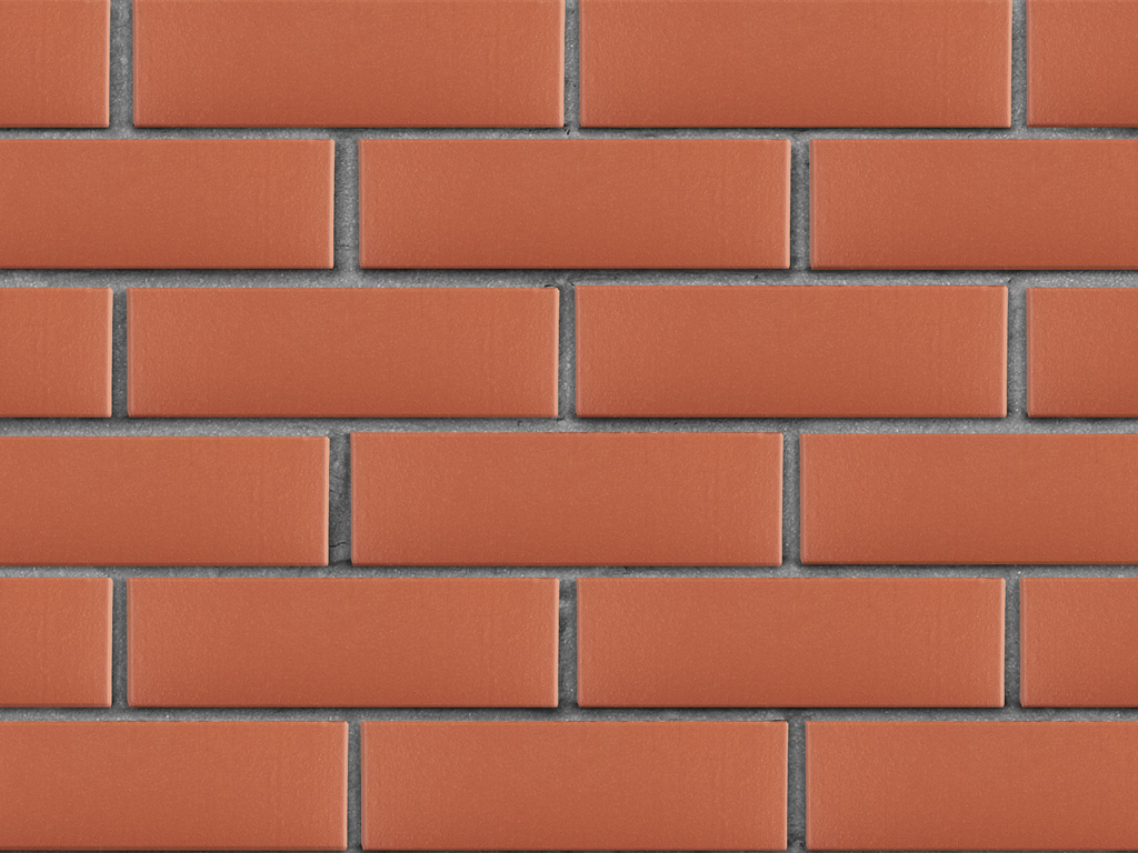 Кирпич облицовочный полнотелый ЛСР, красный, гладкий, 250*120*65 мм