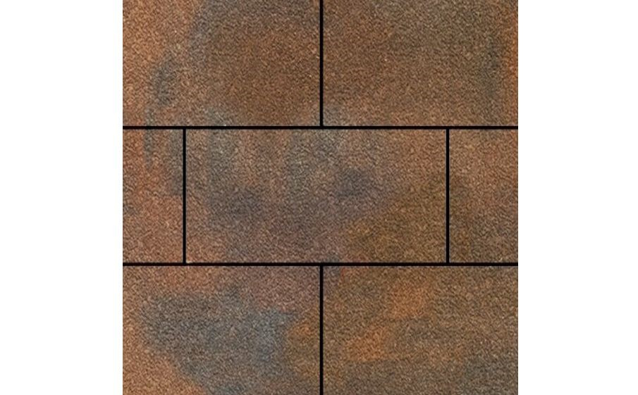 Плитка тротуарная SteinRus Парк Плейс Б.3.П.8, Native, ColorMix Штайнрус, 600*300*80 мм