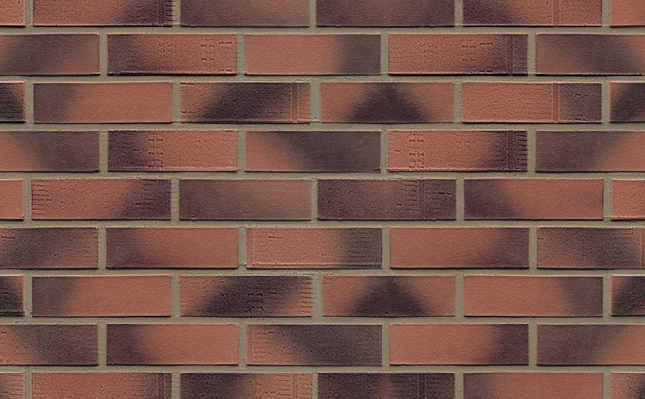 Клинкерная плитка Muhr 11 Rotviolett geflammt 50% revers, 240*71*15 мм