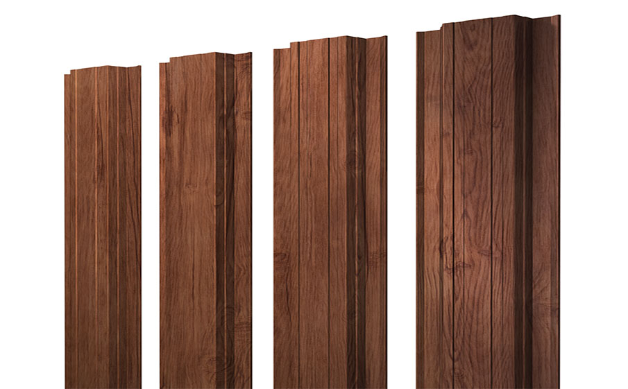 Штакетник Прямоугольный 0,45 Print Premium Rowan Fresh TwinColor