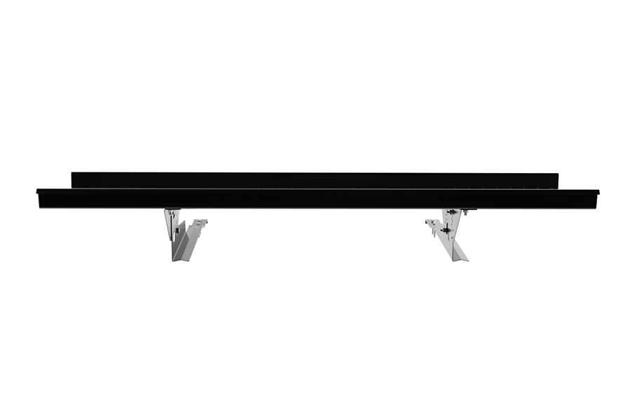 Переходный мостик Borge для черепичной кровли оцинкованный RAL 9005 1,5 м