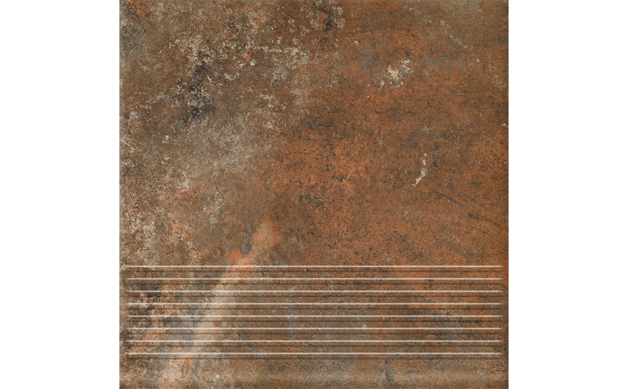 Клинкерная ступень Paradyz Arteon Brown, 300*300*8,5 мм