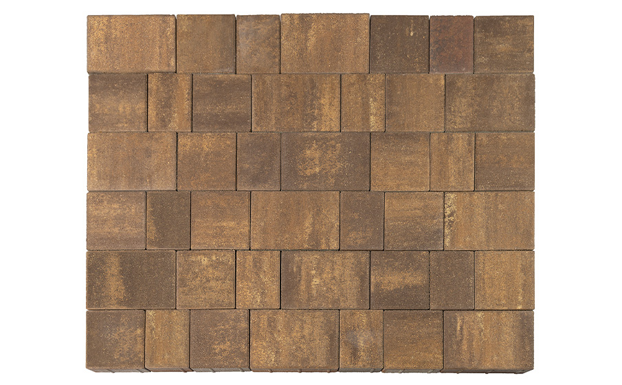 Плитка тротуарная BRAER Старый город Венусбергер Color Mix Каштан