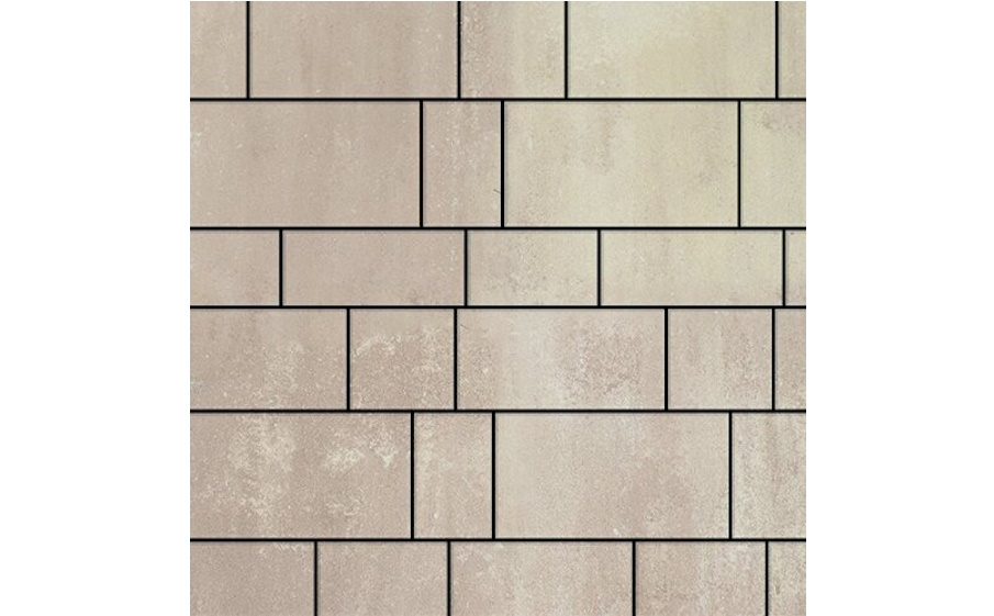 Плитка тротуарная SteinRus Инсбрук Тироль Б.4.Псм.6, гладкая, ColorMix Оливин, толщина 60 мм