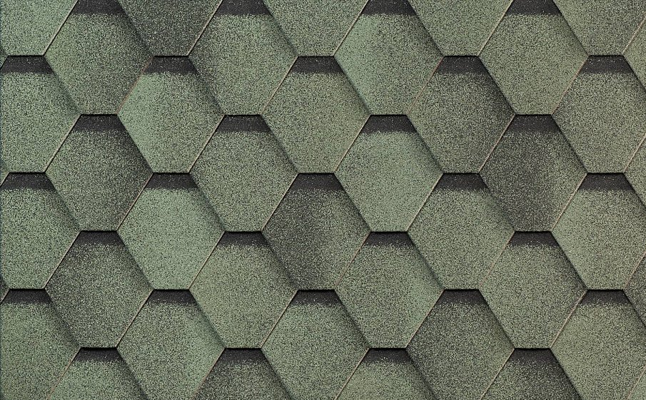 Гибкая черепица SHINGLAS Сальса, Авокадо