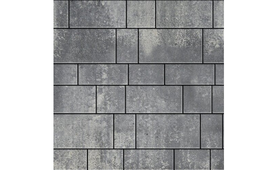 Плитка тротуарная SteinRus Инсбрук Тироль Б.4.Псм.6, гладкая, ColorMix Актау, толщина 60 мм