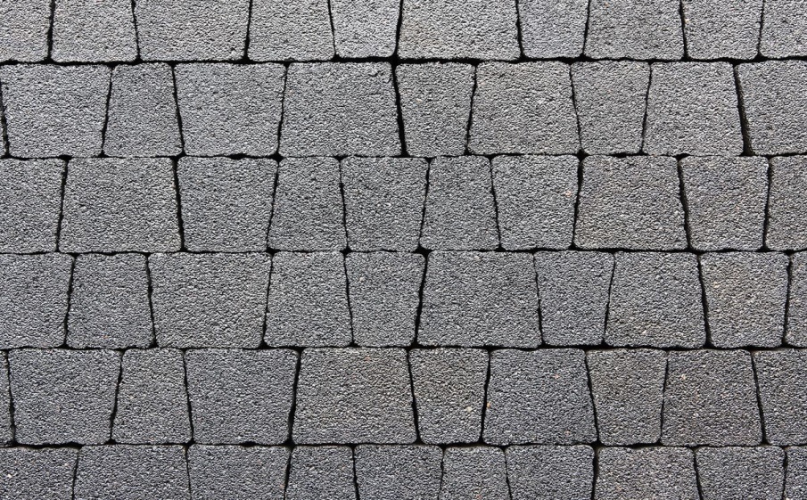 Плитка тротуарная Антик Б.3.А.6 стоунмикс черный, комплект 5 шт, толщина 60 мм