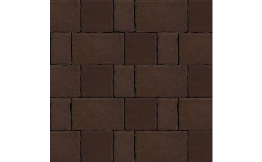 Плитка тротуарная SteinRus Старый город Б.2.Фсм.6, гладкая, коричневый, толщина 60 мм