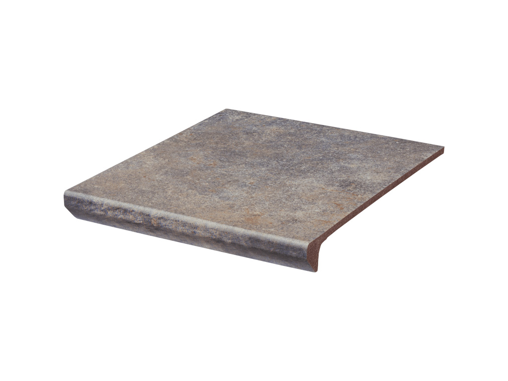 Клинкерная ступень с капиносом Paradyz Viano, Grys, 330*300*11 мм