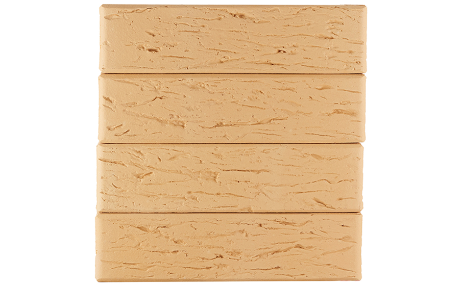 Кирпич облицовочный пустотелый ЛСР, пшеничный, рустик, 250*120*65 мм