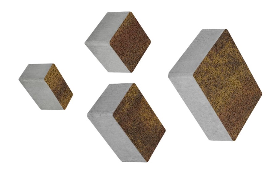 Плитка тротуарная Мюнхен Б.2.Фсм.6 листопад гранит осень, комплект 4 шт, толщина 60 мм