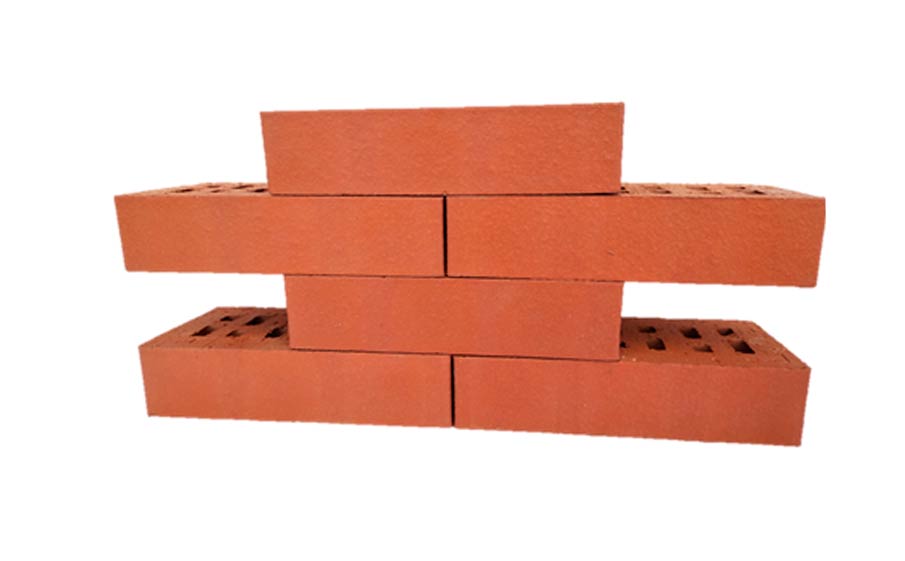 Кирпич клинкерный ЛСР красный №16 без фаски, 210*100*50 мм