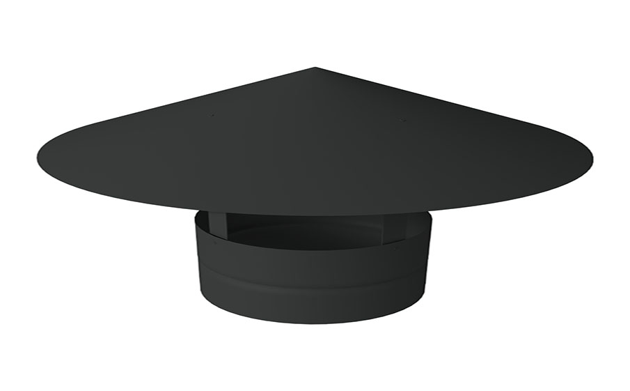 Дымник на трубу Grand Line круглый D 250 мм Satin Matt RAL 7016