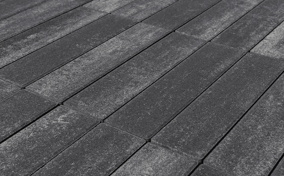 Плитка тротуарная BRAER Ригель 2.0 Color Mix Ночь 320*80*60 мм