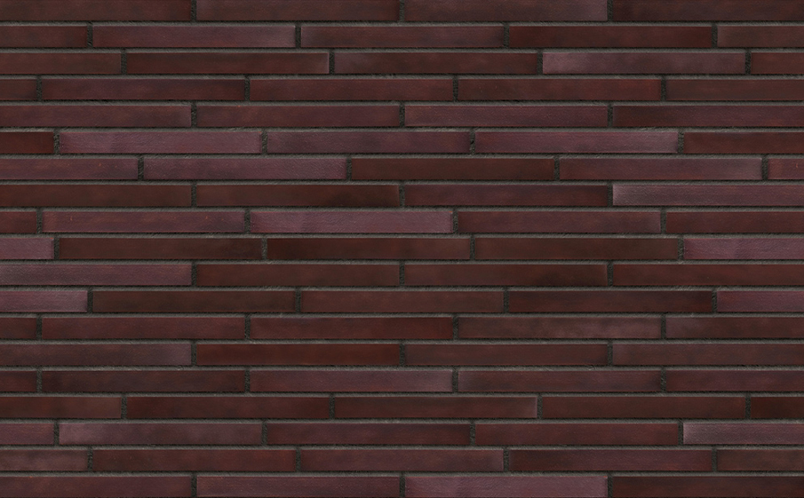 Клинкерная плитка под кирпич King Klinker KING SIZE 17 King crimson гладкая LF, 490*52*14 мм