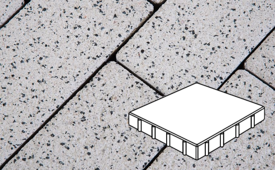 Плитка тротуарная Готика Granite FERRO, Квадрат Б.4.К.8, Покостовский 400*400*80 мм