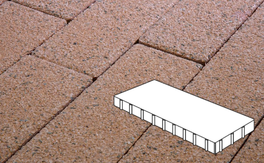 Плитка тротуарная Готика Premium Gold, Плита Б.10.П.10, №4, 1000*500*100 мм