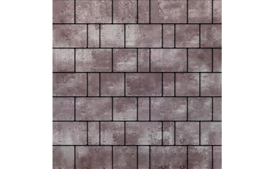 Плитка тротуарная SteinRus Бельпассо А.23(М).Псм.4, гладкая, ColorMix Мокко, толщина 40 мм