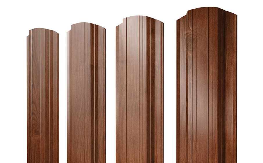 Штакетник Прямоугольный фигурный Print Elite  Rowan