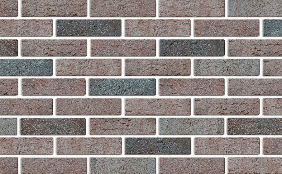 Кирпич облицовочный Славянский КЗ Манчестер-Антик с рельефной фаской, 250*120*65 мм