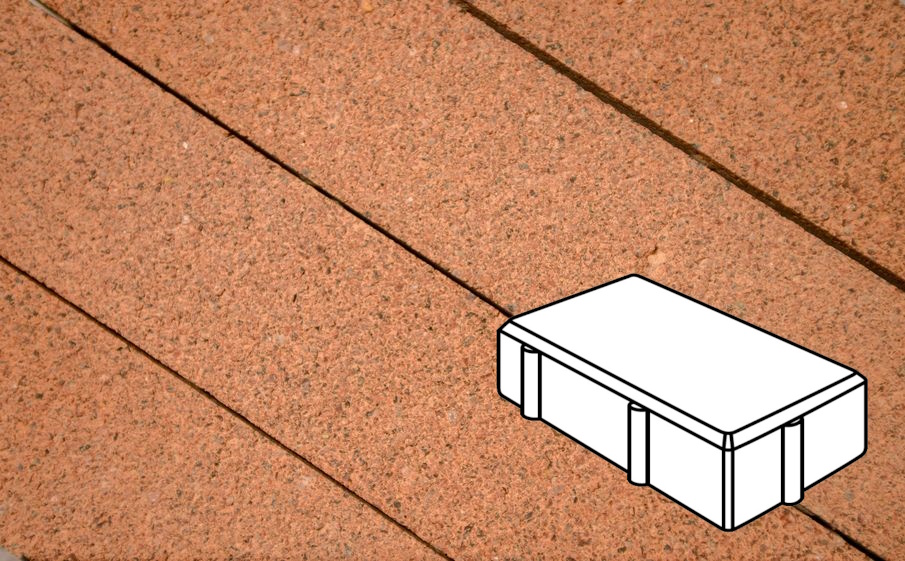 Плитка тротуарная Готика Premium Silver, Брусчатка В.2.П.10/Г.2.П.10, №14, 200*100*100 мм