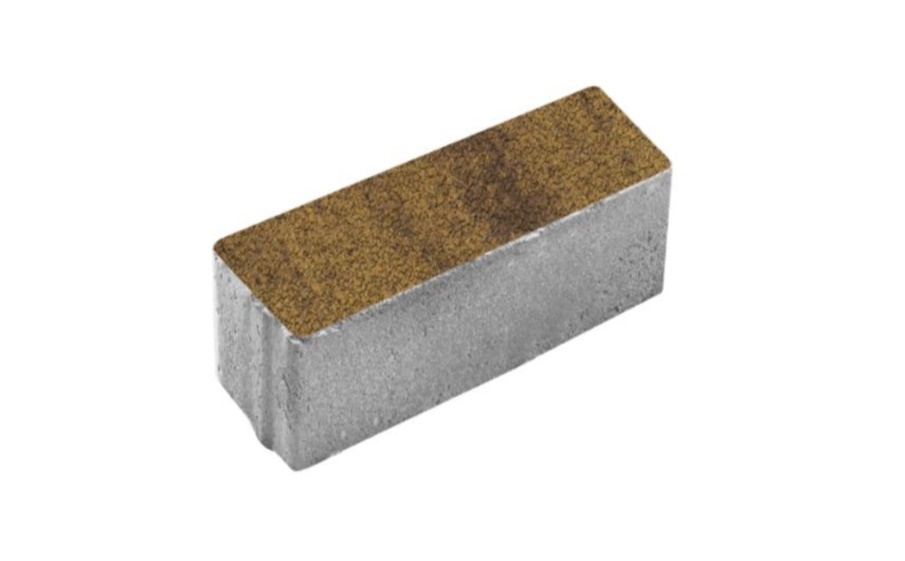 Плитка тротуарная Паркет Б.4.П.6 листопад гранит янтарь, 180*60*60 мм