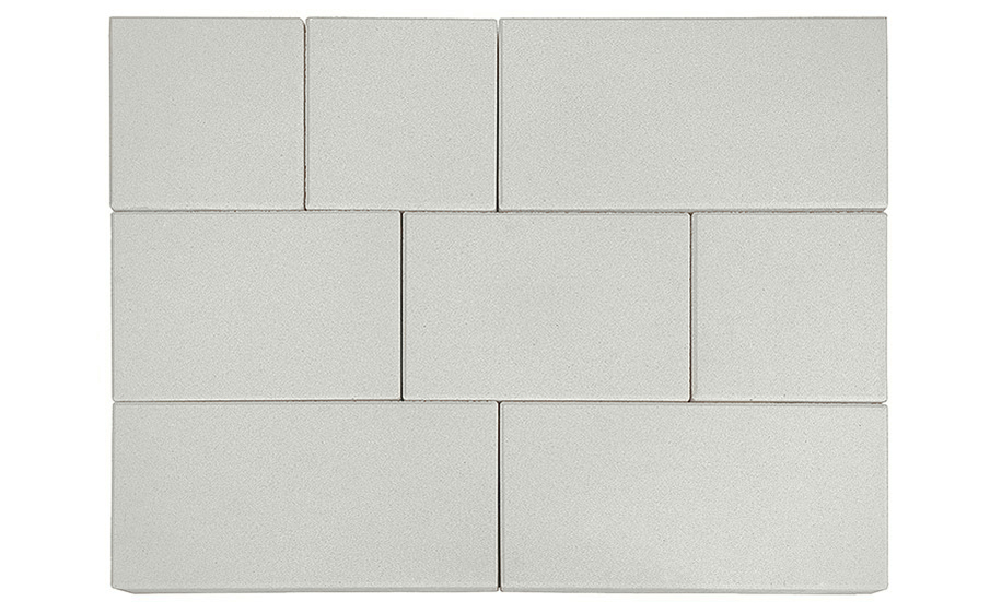Плитка тротуарная BRAER Триада белый 300/450/600*60 мм