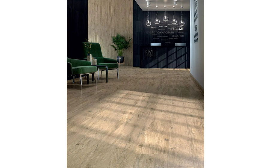 Керамогранит KERAMA MARAZZI Сальветти капучино светлый обрезной, 1195*200*9 мм