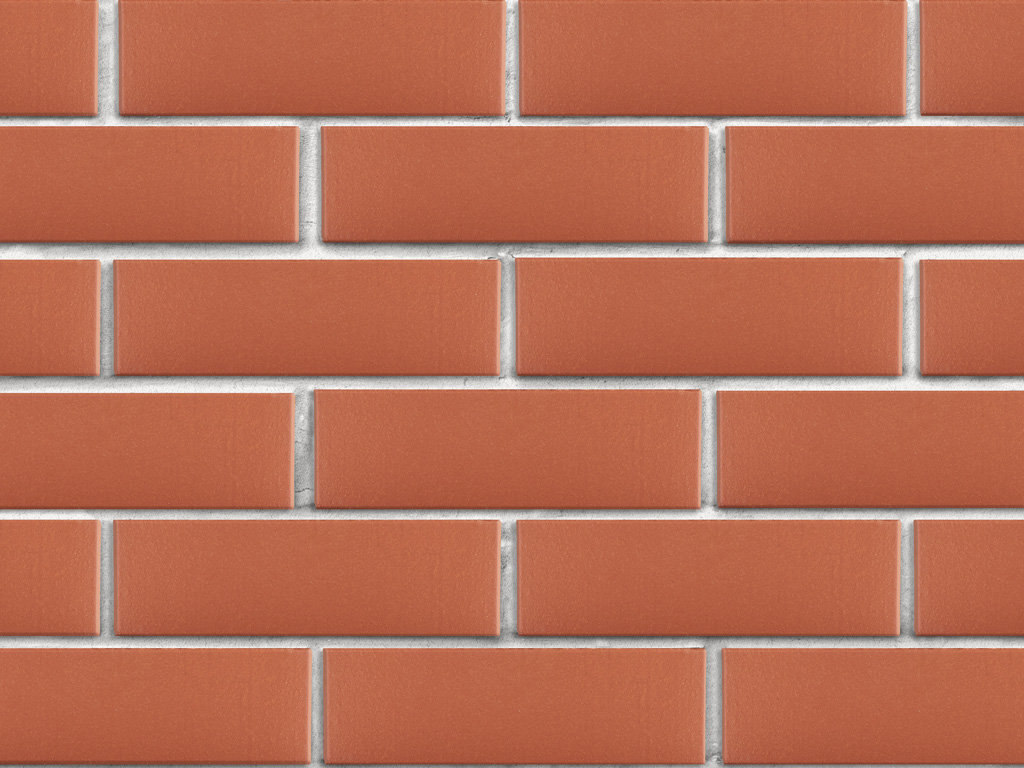 Кирпич облицовочный полнотелый ЛСР, красный, гладкий, 250*120*65 мм