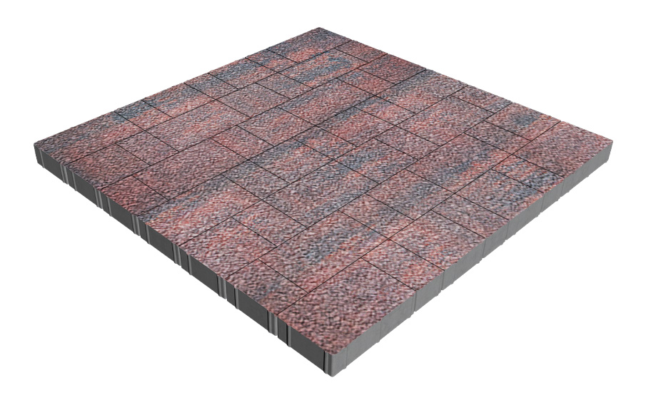 Плитка тротуарная SteinRus Новый город Лион Б.9.Псм.6, Old-age, Рейнир, толщина 60 мм