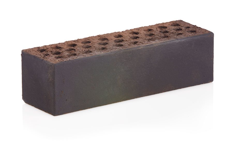 Кирпич облицовочный Terca Grafiitinmusta гладкий, 285*85*75 мм