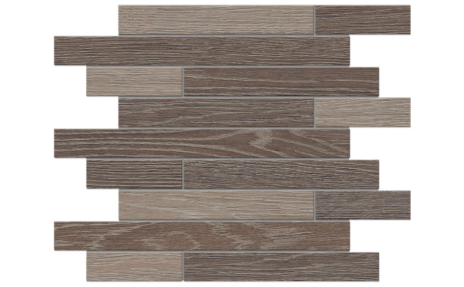 Мозаика Estima Кирпичная кладка/Муретто/Muretto Крафт Вуд/Kraft Wood KW02, 350*300*10 мм
