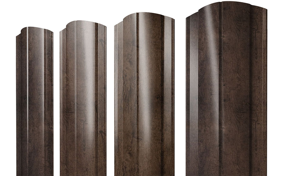 Штакетник Круглый фигурный Print Elite Antique Wood