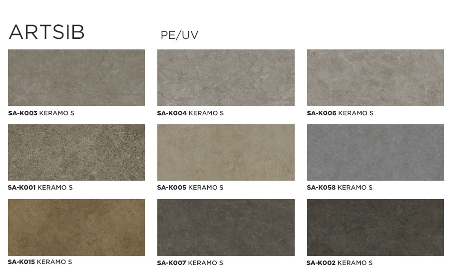 Стальная композитная панель SIBALUX Сталь ARTSIB KERAMO S