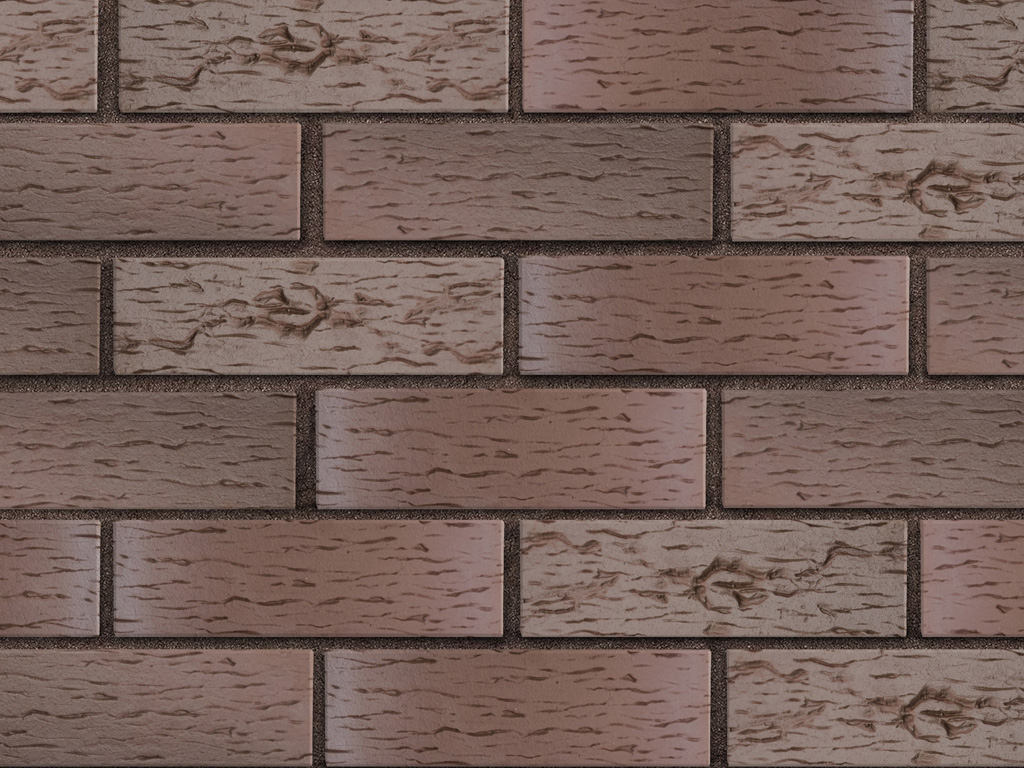 Кирпич клинкерный ЛСР Брюгге темно-терракотовый флэш береста, 250*85*65 мм