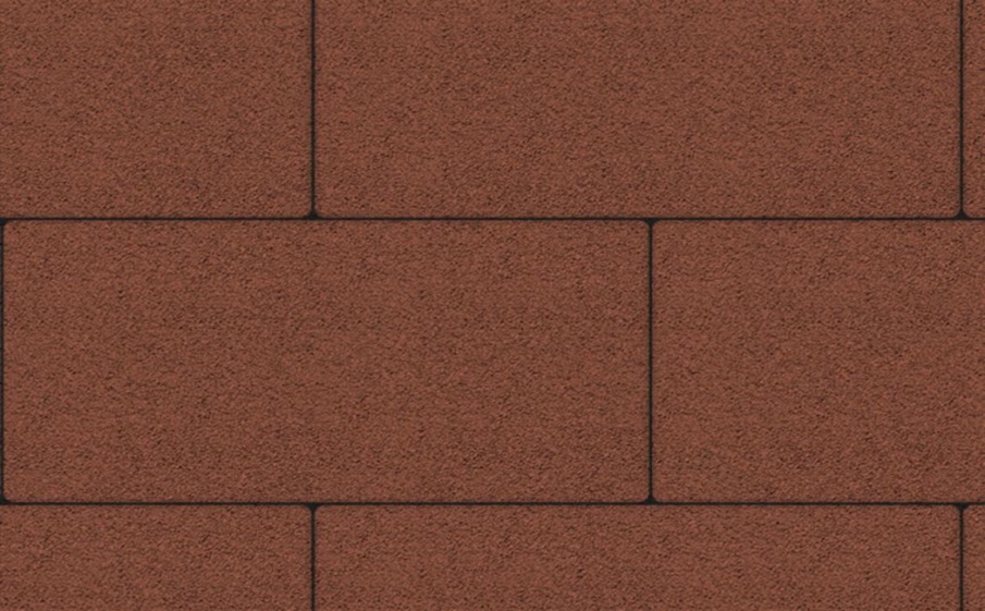 Плитка тротуарная Прямоугольник Б.5.П.8 гранит красный, 600*300*80 мм