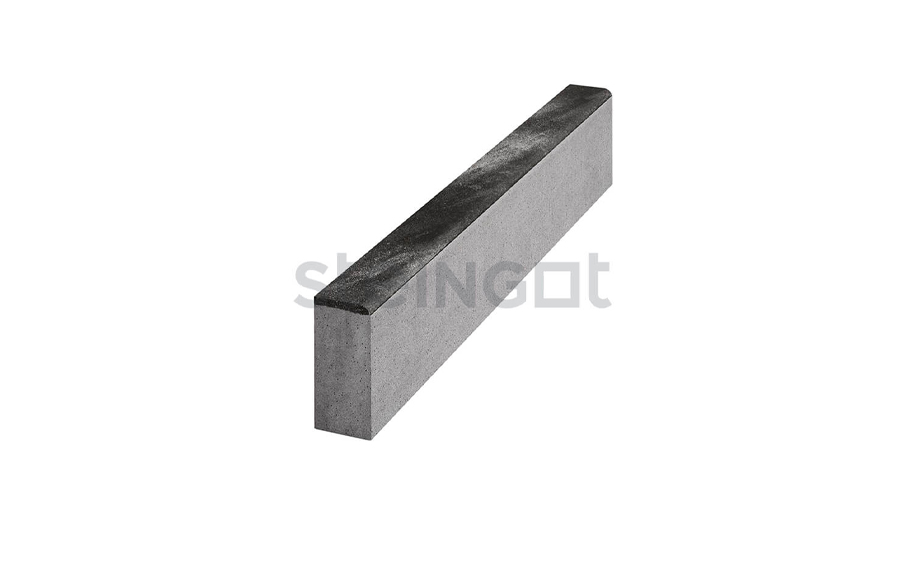 Тротуарный бордюр садовый Steingot Color Mix, цвет Штайн Блэк, 100*200*80 мм
