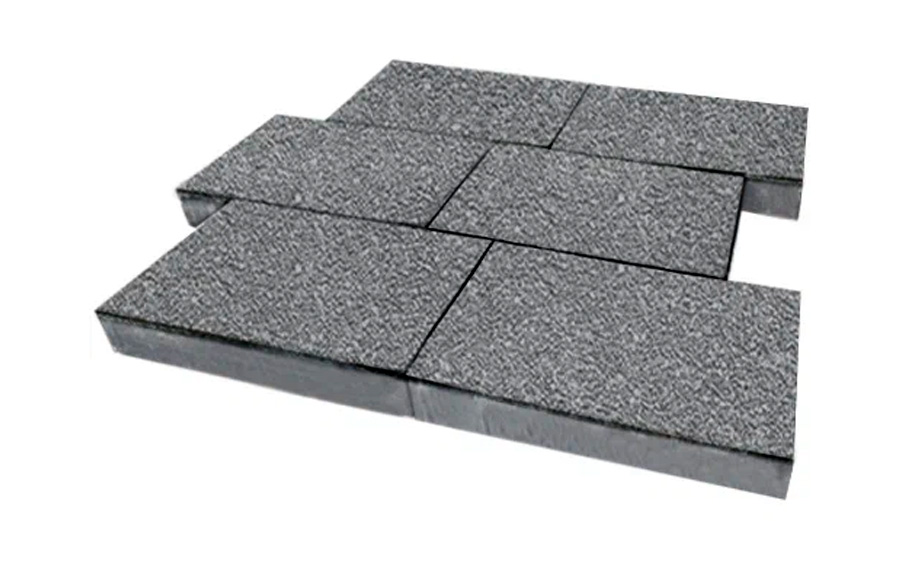 Плитка тротуарная SteinRus Парк Плейс Б.3.П.8 Native, серый, 600*300*80 мм