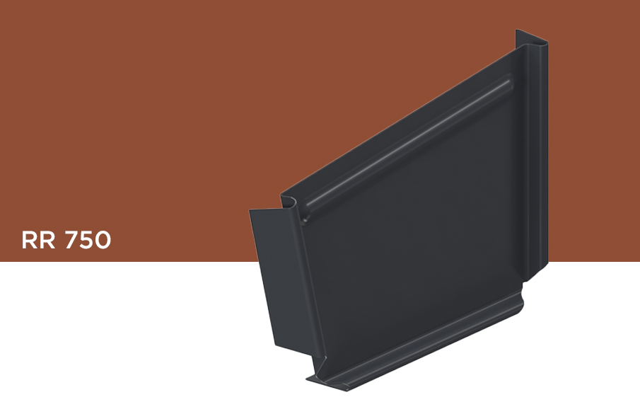 Заглушка желоба правая Orima RR 750 для системы D 110/85*85 мм