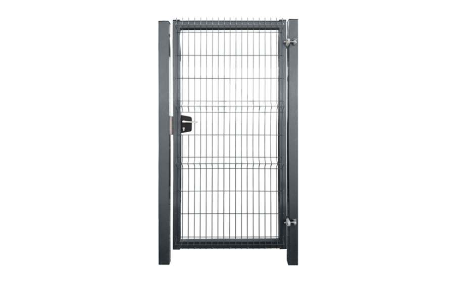 Калитка Grand Line Profi Lock, RAL 7040, 2030*1000 мм