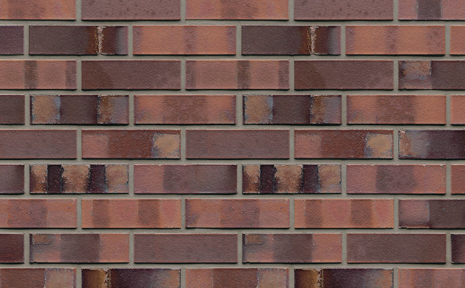 Кирпич клинкерный Muhr 04 S Rotbraun-bunt Spezial гладкий, Spar NF, 240*55*71 мм