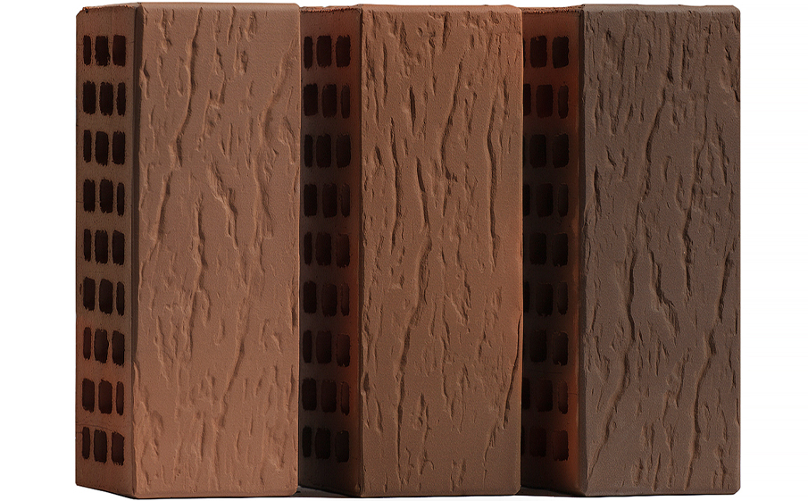 Кирпич облицовочный VOLGABRICK №70 флэш рустированный 250*120*88 мм