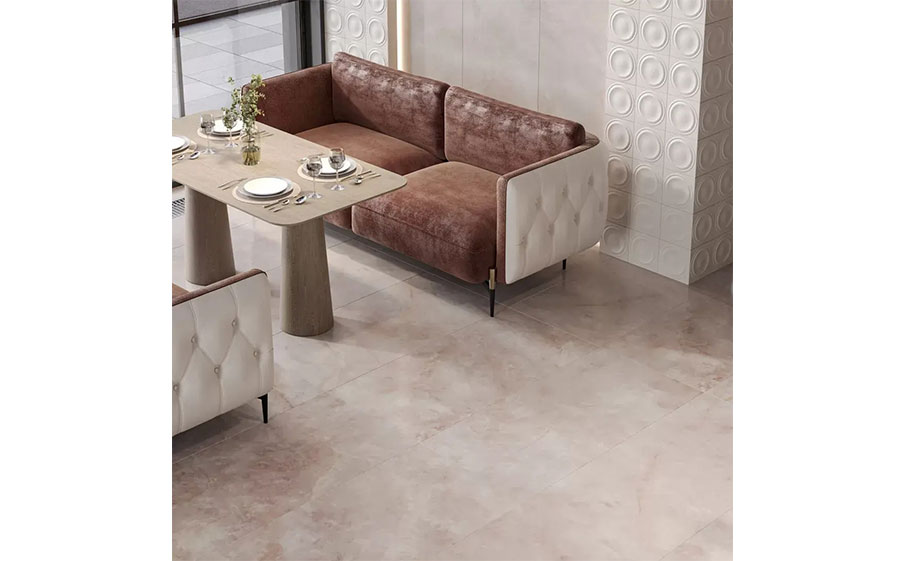 Керамогранит KERAMA MARAZZI Ониче розовый лаппатированный обрезной, 1195*600*9 мм