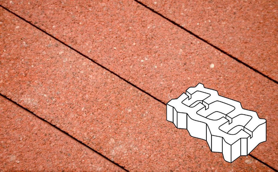 Плитка тротуарная Готика Premium Silver, Газонная решетка Б.4.ГР.8, №9, 450*225*80 мм