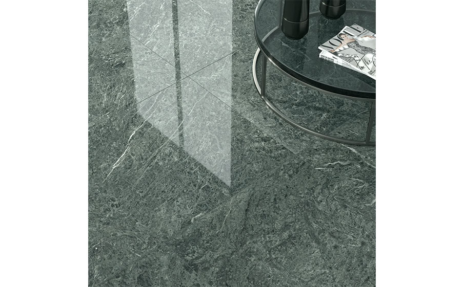 Керамогранит KERAMA MARAZZI Риальто зеленый лаппатированный обрезной, 600*600*9 мм